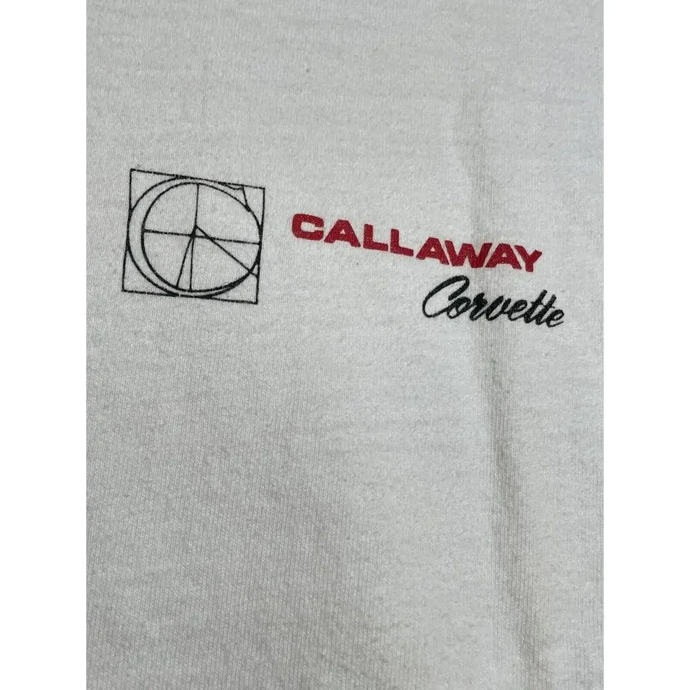Vintage 90’s Callaway Corvette Racing Car T Shirt Adult XXL Mens‎ Pit 22” L 29”